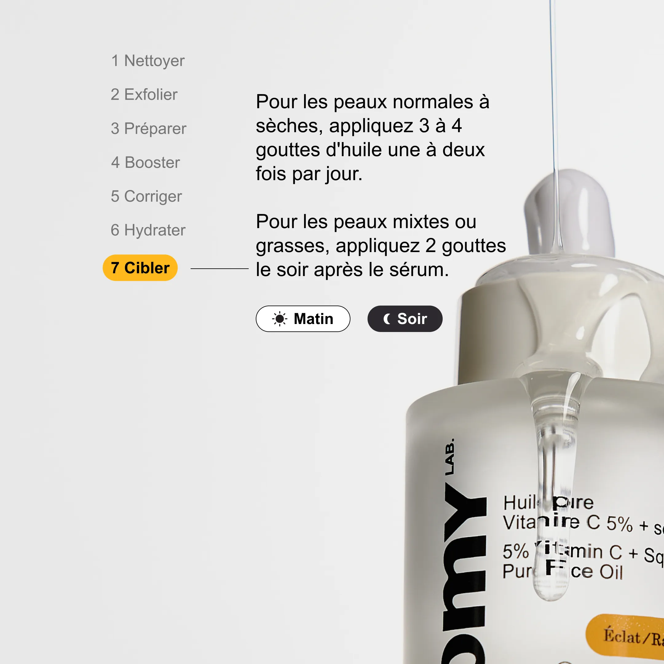 Huile pure - Vitamine C 5% + squalane - Image 5